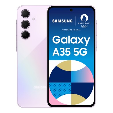 Samsung Galaxy A35 5G 16,8 cm (6.6") Ranura híbrida Dual SIM Android 14 USB Tipo C 8 GB 256 GB 5000 mAh Lila