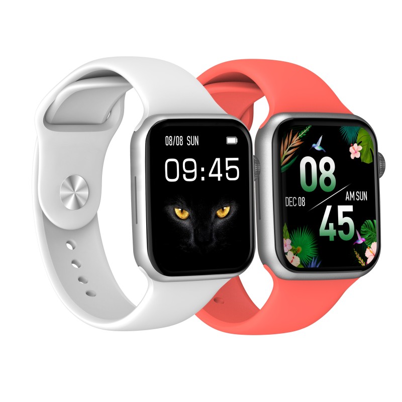 Smartwatch DCU 34157044  4,85 cm (1.91") IPS 44.5 mm Digital 240 x 280 Pixeles Pantalla táctil Plata