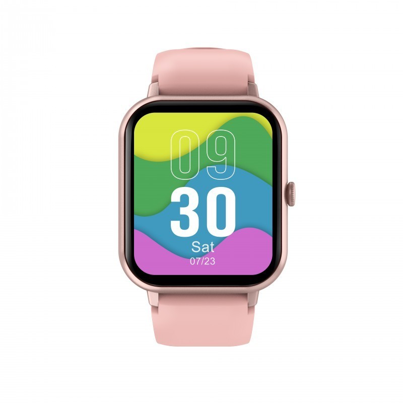 Smartwatch DCU Curved Glass PRO 4,65 cm (1.83") 35 mm Digital 240 x 284 Pixeles Pantalla táctil Rosa