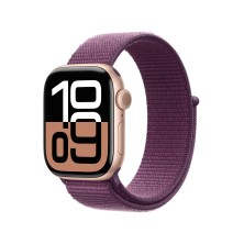 Apple Watch Series 10 OLED 42 mm Digital 374 x 446 Pixeles Pantalla táctil 4G Oro rosa Wifi GPS