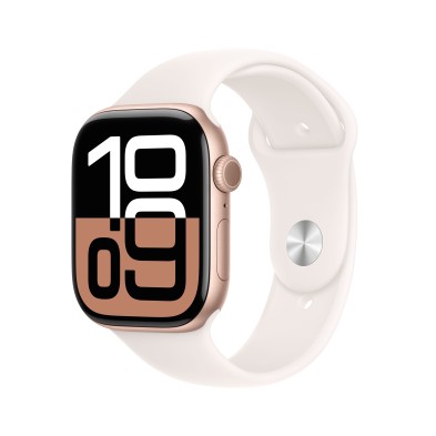 Apple Watch Series 10 OLED 46 mm Digital 416 x 496 Pixeles Pantalla táctil 4G Oro rosa Wifi GPS