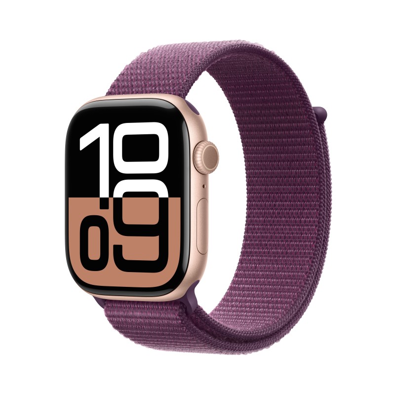 Apple Watch Series 10 OLED 46 mm Digital 416 x 496 Pixeles Pantalla táctil 4G Oro rosa Wifi GPS