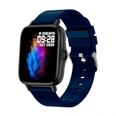 Smartwatch DCU 34157065  2,54 cm (1") 28 mm 240 x 280 Pixeles Pantalla táctil Negro, Blanco Wifi