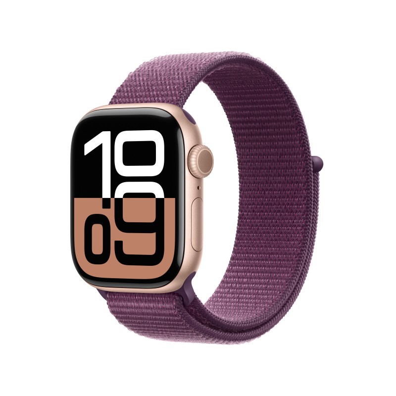 Apple Watch Series 10 OLED 42 mm Digital 374 x 446 Pixeles Pantalla táctil Oro rosa Wifi GPS