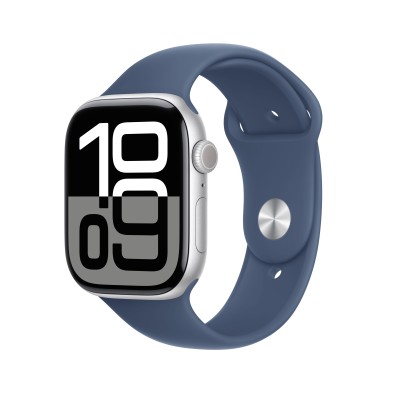 Apple Watch Series 10 OLED 46 mm Digital 416 x 496 Pixeles Pantalla táctil 4G Plata Wifi GPS