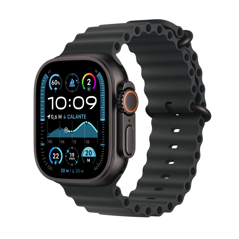 Apple Watch Ultra 2 OLED 49 mm Digital 410 x 502 Pixeles Pantalla táctil 4G Negro Wifi GPS