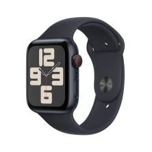 Apple Watch SE OLED 44 mm Digital 368 x 448 Pixeles Pantalla táctil 4G Negro Wifi GPS