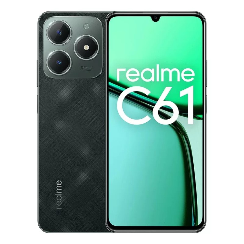 realme C61 17,1 cm (6.74") SIM doble Android 14 4G USB Tipo C 6 GB 256 GB 5000 mAh Verde