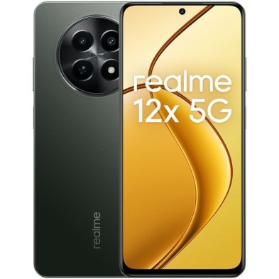 Realme 12x 5G 6/128 GB Negro - 6'67", 90 Hz, 5000 mAh, 50 MP, MediaTek Dimensity 6100+