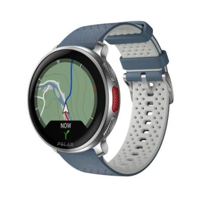 Smartwatch Polar Vantage V3 - Correa blanca y esfera plata, Talla S-L