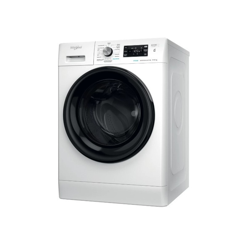 Whirlpool FFWDB 964369 BV SPT lavadora-secadora Independiente Carga frontal Blanco D