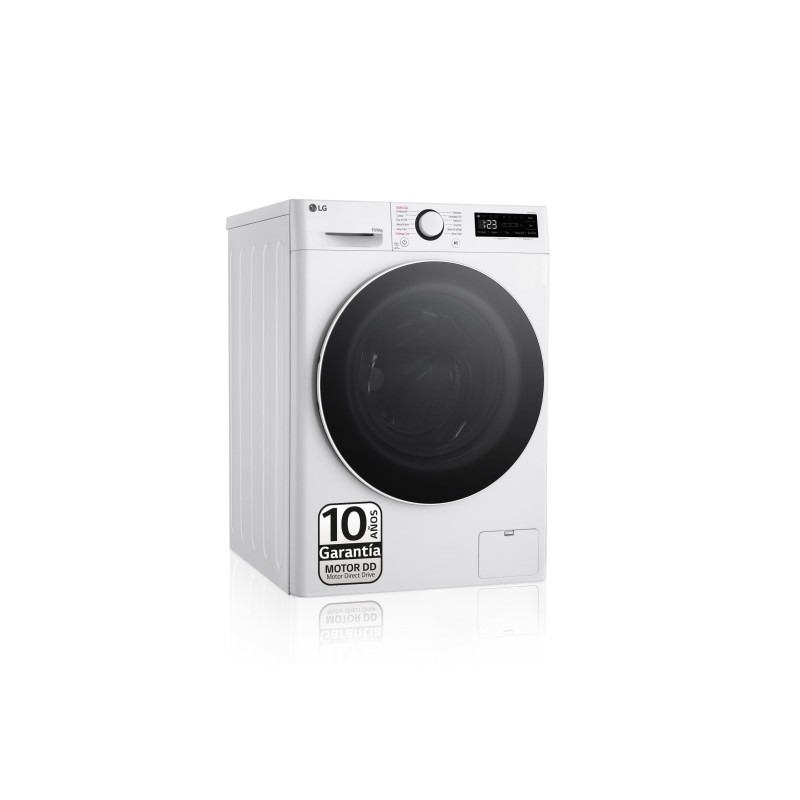 LG F4DR6010A0W lavadora-secadora Independiente Carga frontal Blanco A