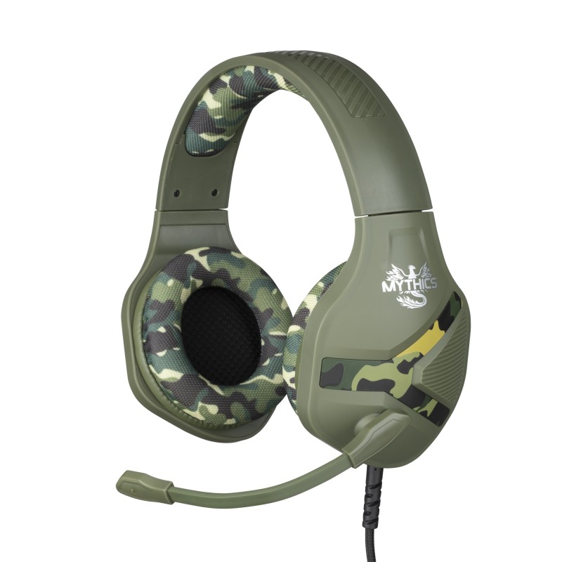 Konix Nemesis Camo Auriculares Alámbrico Diadema Juego Multicolor