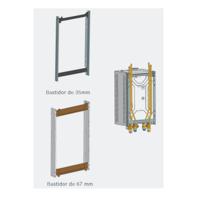 Bastidor separador 67 mm calderas BOSC GC1200 W