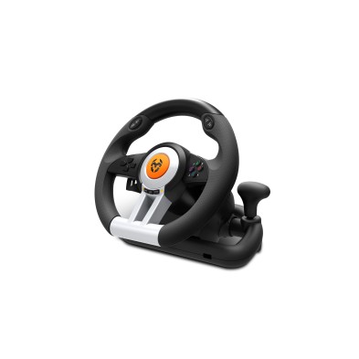 Krom K-Wheel Negro USB Volante + Pedales Analógico/Digital PlayStation 4, Playstation, Playstation 3, Xbox One