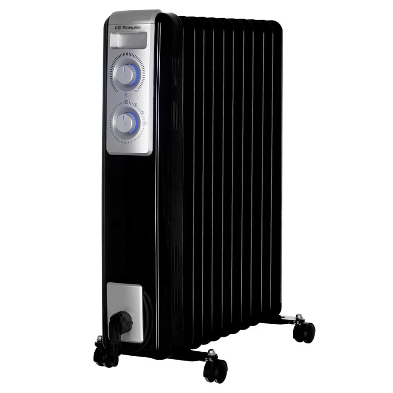 Orbegozo RN 2500 calefactor eléctrico Interior Negro 2500 W Radiador de aceite eléctrico