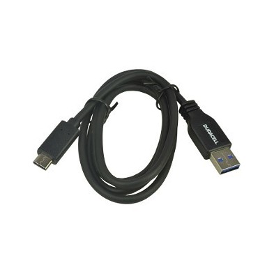 PSA Parts USB5031A cable USB 1 m USB C Negro