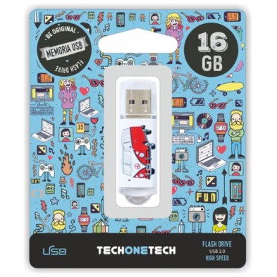 Pendrive  Tech1tech 16gb Tec4004-16 Camper Van-van