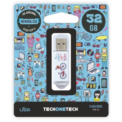 Pendrive Tech1tech 32gb Tec4005-32 Be Bike