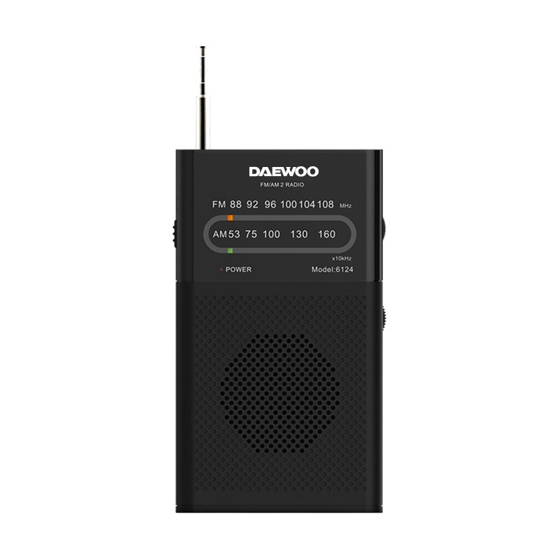 Daewoo DW1027 radio Portátil Analógica Negro