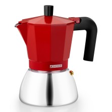 Monix M863109 cafetera manual Cafetera italiana 0,47 L Rojo