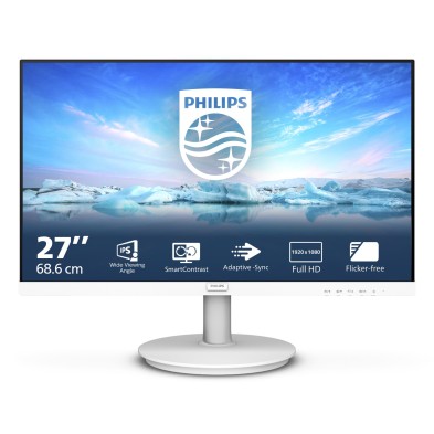 Philips V Line 271V8AW/00 pantalla para PC 68,6 cm (27") 1920 x 1080 Pixeles Full HD LCD Blanco