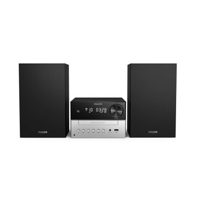 Philips TAM3205 Microcadena de música para uso doméstico 18 W Negro, Plata