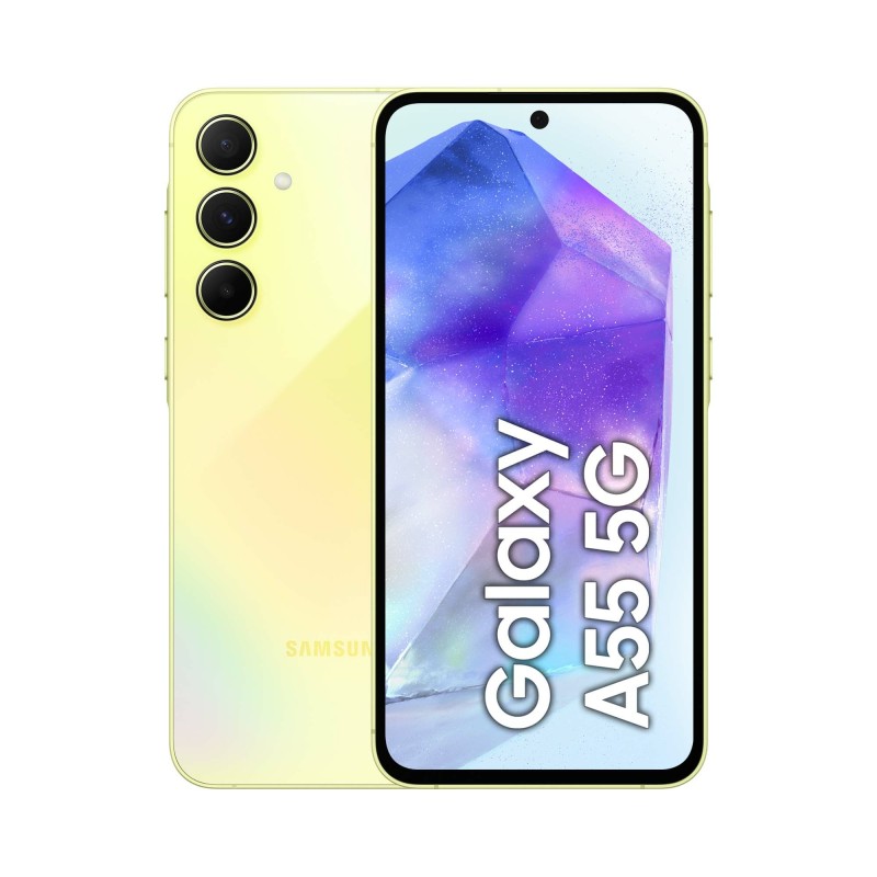 Samsung Galaxy A55 5G 16,8 cm (6.6") Ranura híbrida Dual SIM Android 14 USB Tipo C 8 GB 256 GB 5000 mAh Amarillo