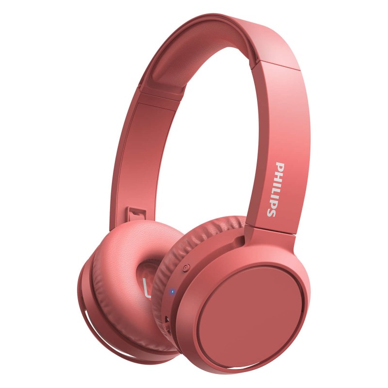 Philips 4000 series TAH4205RD/00 auricular y casco Auriculares Inalámbrico Diadema Llamadas/Música USB Tipo C Bluetooth Rojo