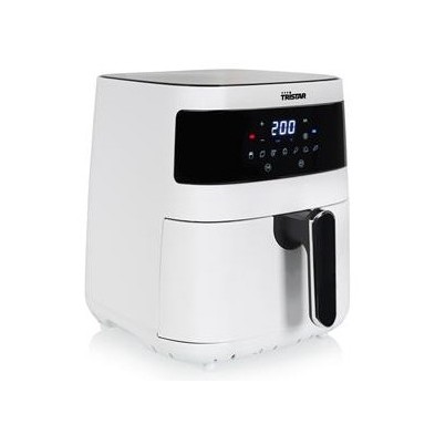 Tristar FR-9069PR freidora Sencillo 5,5 L Independiente 1600 W Freidora de aire caliente Negro, Blanco