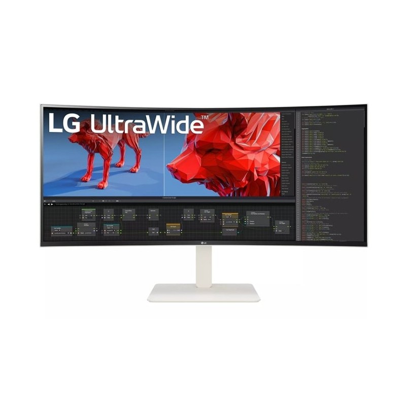 LG 38WR85QC-W pantalla para PC 96,5 cm (38") 3840 x 1600 Pixeles UltraWide Quad HD LCD Blanco