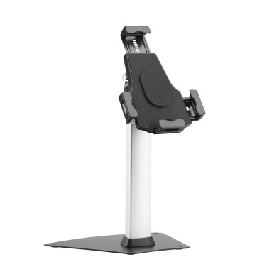 Soporte para tablet AISENS Antirobo de Sobremesa Ajustable (1 Pivote) Negro