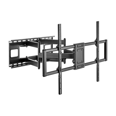 Soporte TV AISENS Pro Giratorio, Inclinable Y Nivelable Para Monitor/tv 120kg De 60-120, Negro