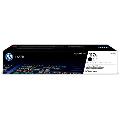 Cartucho de tóner HP Original Laser 117A negro