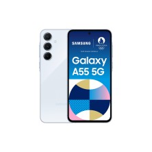 Samsung Galaxy A55 5G 16,8 cm (6.6") Ranura híbrida Dual SIM Android 14 USB Tipo C 8 GB 128 GB 5000 mAh Azul