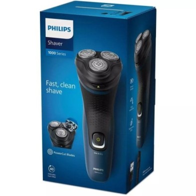 Máquina de Afeitar Philips S1151/00 Rotación 40 min Negro, Azul