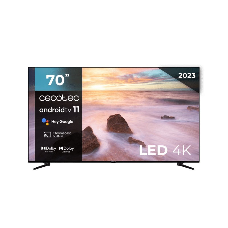 Televisor Cecotec ALU20070 177,8 cm (70") 4K Ultra HD Smart TV Negro