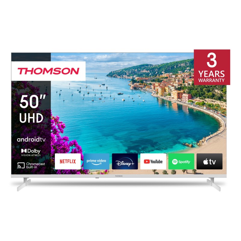 Televisor Thomson 50UA5S13W  127 cm (50") 4K Ultra HD Smart TV Wifi Blanco