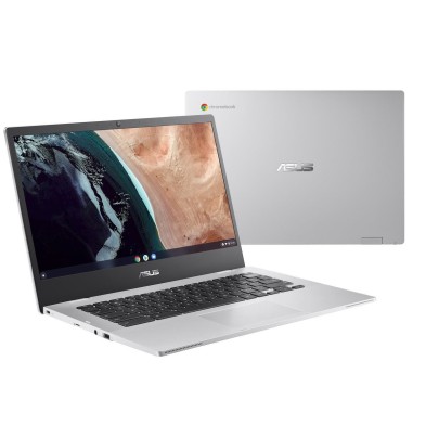 Portátil ASUS Chromebook CX1 CX1400CKA-NK0724 14" Full HD Intel Celeron N4500 8GB RAM 128GB eMMC UHD Graphics ChromeOS Plata