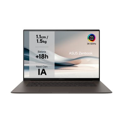 Portátil ASUS Zenbook S 16 OLED UM5606WA-RK320W 16"AMD Ryzen AI 9 370 32GB RAM 1TB SSD Radeon 890M Windows 11 Home Gris