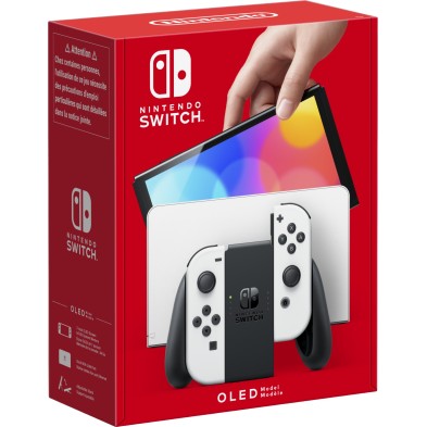 Nintendo Switch OLED videoconsola portátil 178 cm 7" 64 GB Pantalla táctil Wifi Blanco