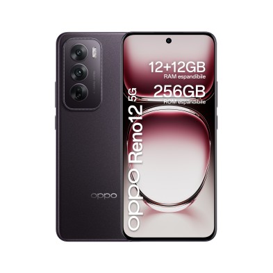 OPPO Reno12 5G 17 cm 6.7" SIM doble Android 14 USB Tipo C 12 GB 256 GB 5000 mAh Negro