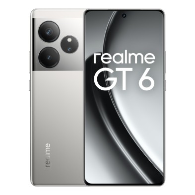 realme GT 6 172 cm 6.78" SIM doble Android 14 5G USB Tipo C 16 GB 512 GB 5500 mAh Plata