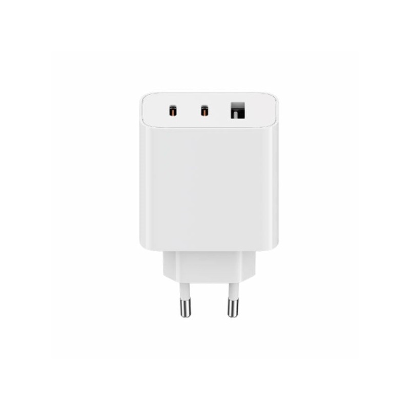 Cargador Xiaomi 67W GaN Universal Blanco  Carga rápida Interior