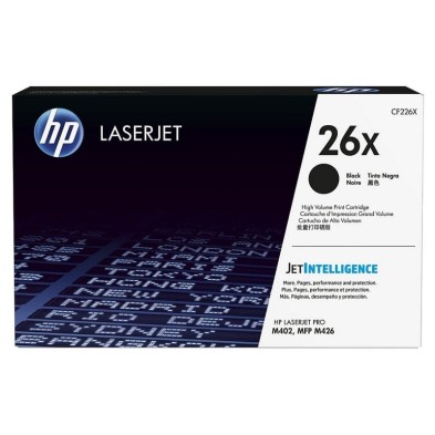 Cartucho de tóner HP original LaserJet 26X de alta capacidad negro