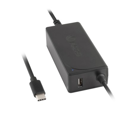 Adaptador E Inversor De Corriente Ngs W-65W Type C Interior Negro