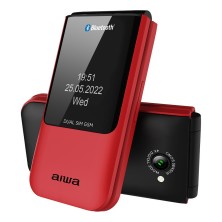 Aiwa Fp-24Rd 6,1 Cm (2.4") 91,7 G Negro, Rojo Característica Del Teléfono