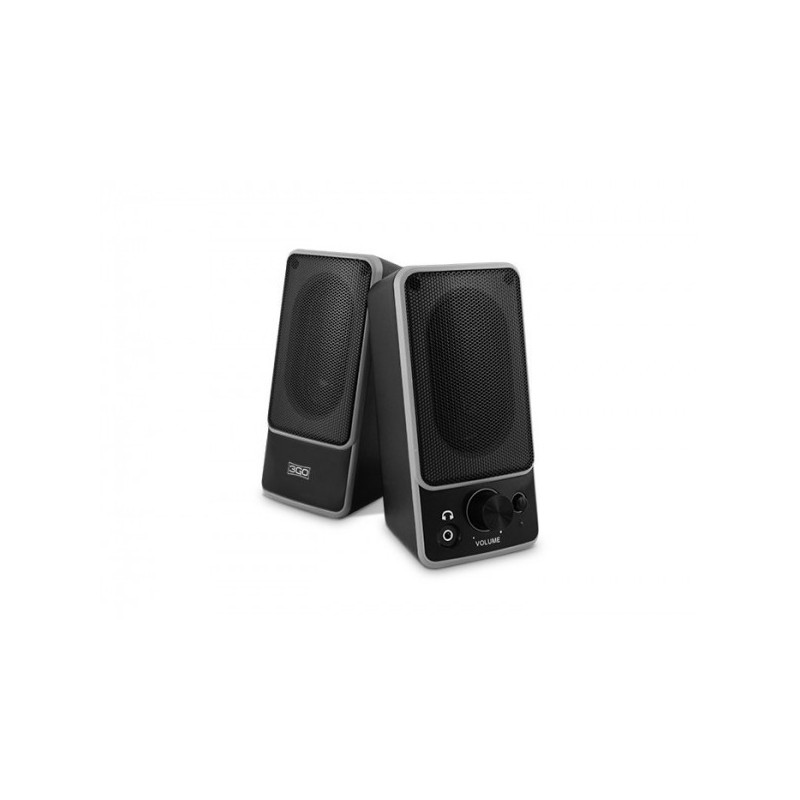 Altavoz 3Go W400  De 2 Vías Negro Alámbrico 6 W