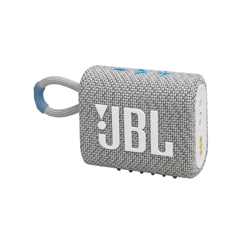 Altavoz Portátil Jbl Go 3 Eco  Estéreo Azul, Blanco 4,2 W