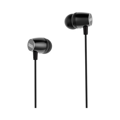 Auriculares Aiwa Estm-30Bk    Dentro De Oído Llamadas/Música/Deporte/Uso Diario Negro